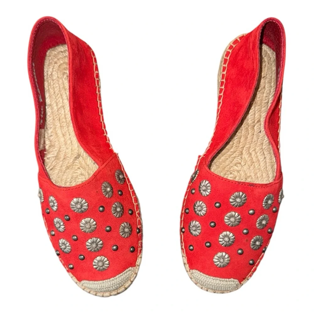 The Kooples Daisy Espadrilles New in Box Size 38 Made in Spain🇪🇸!